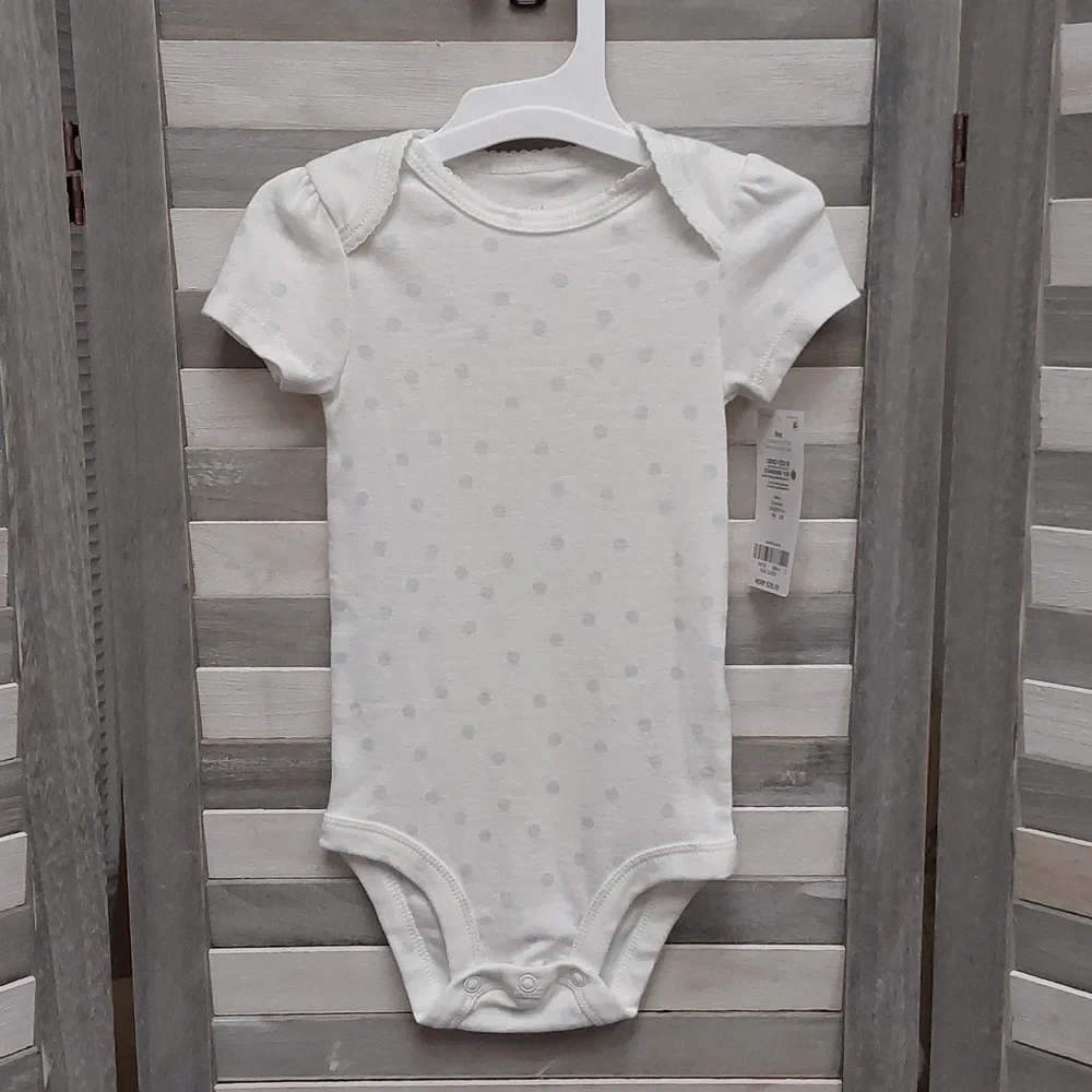 Carters white blue
